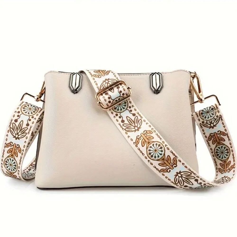 Multi-Compartment Adjustable Wide Shoulder Handbag Replacement Strap - Picture 4 of 9